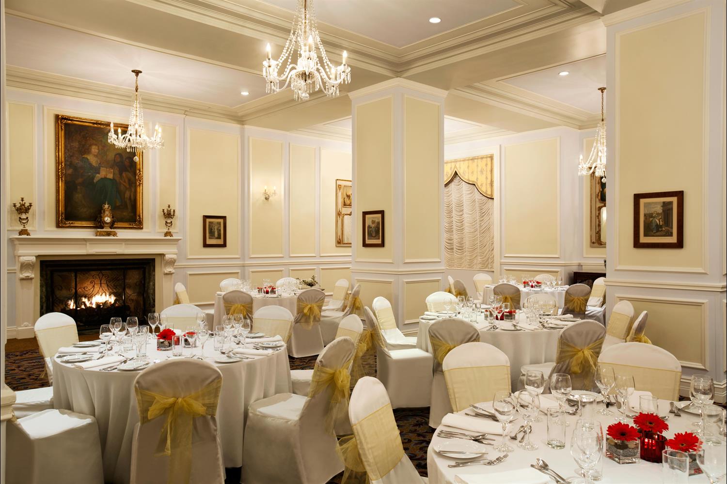 Image of The Tea Room at Fairmont Le Manoir Richelieu, 1899, a member of Historic Hotels Worldwide since 2018, Charlevoix, Quebec, Canada
